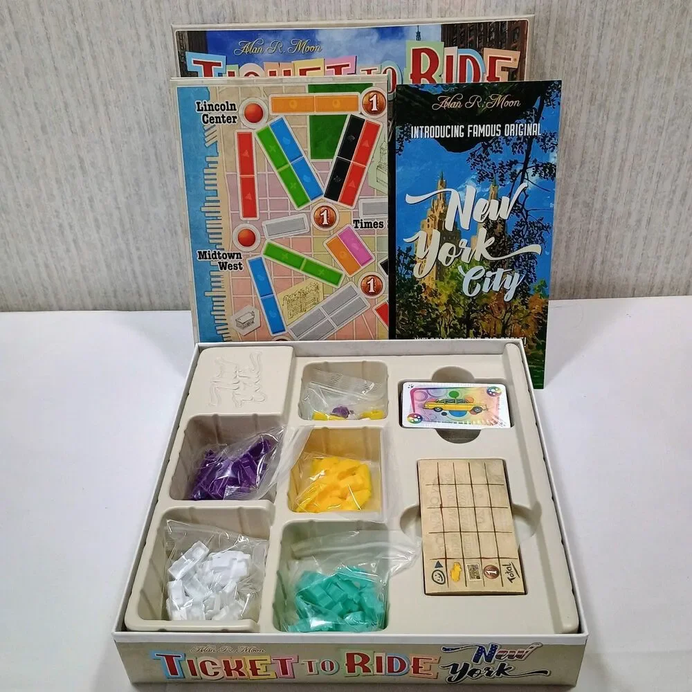 Ticket To Ride New York by Days of Wonder Preowned Complete 2018